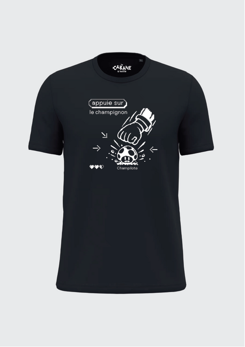 Appuie sur le champignon
