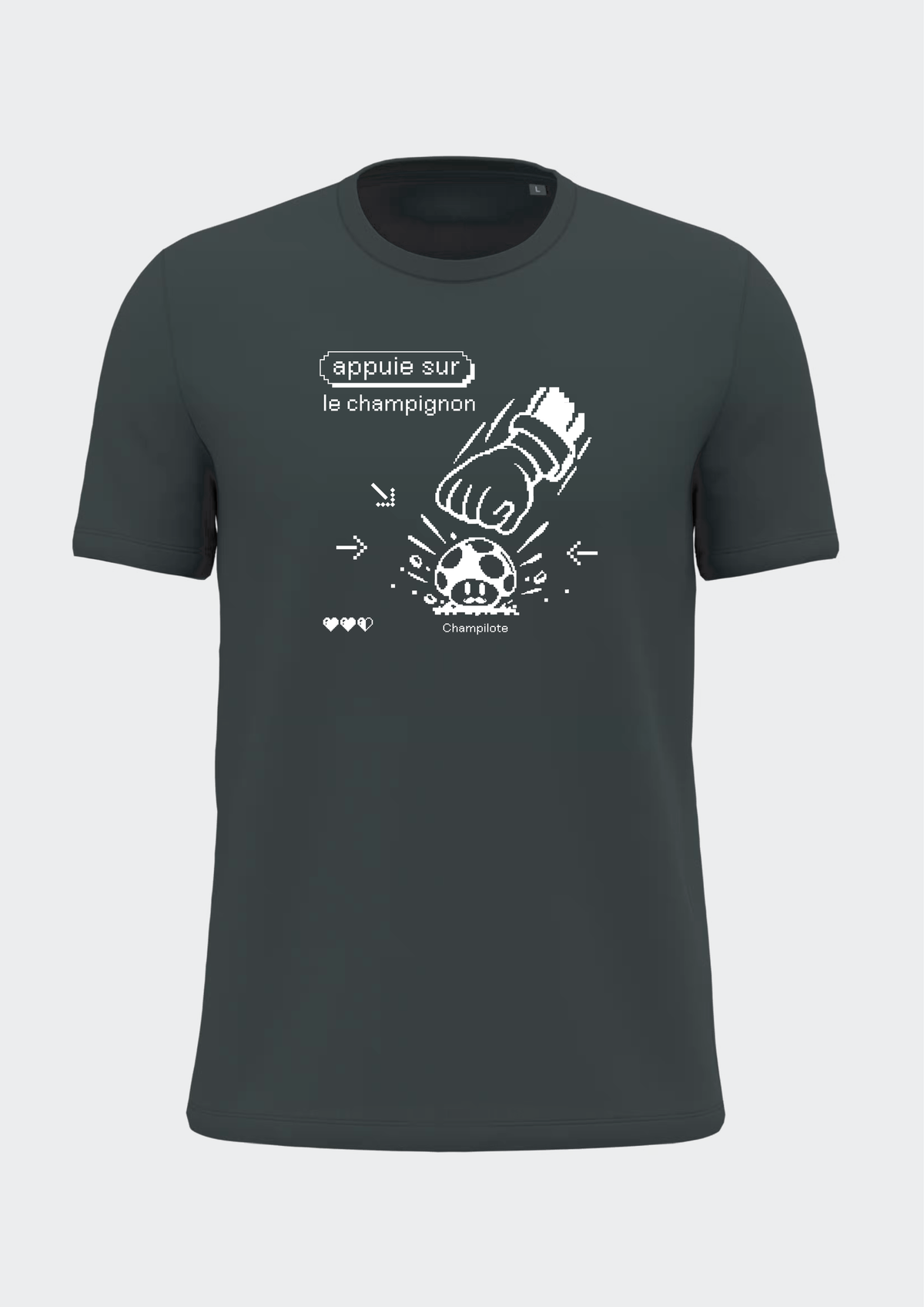Appuie sur le champignon