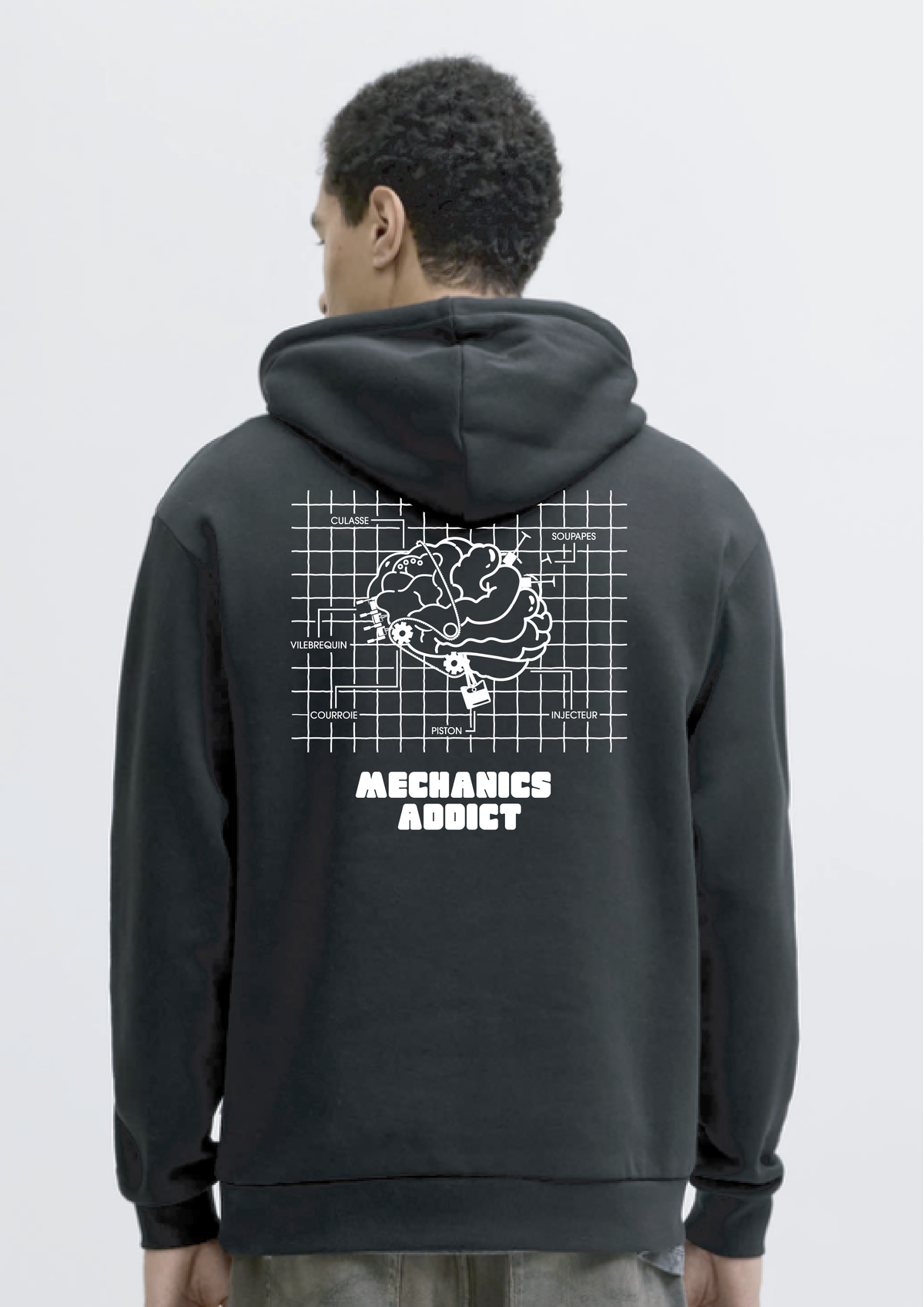Mechanics addict - Hoodie à capuche